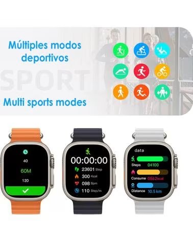 DAM SMARTWATCH J68 NEGRO