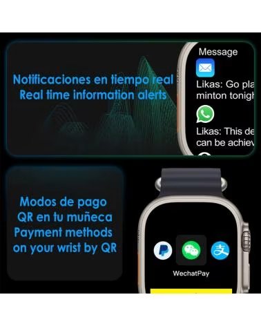 DAM SMARTWATCH J68 NEGRO