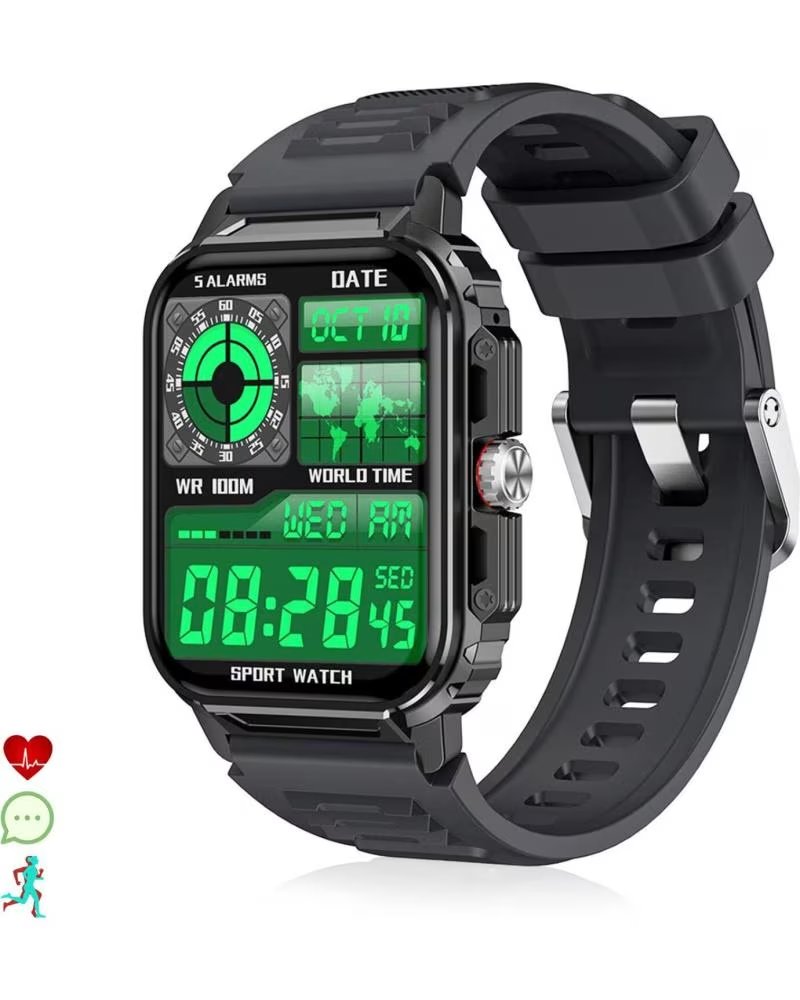 DAM SMARTWATCH Y1 1,85 PULGADAS BLUETOOTH NEGRO