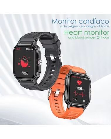 DAM SMARTWATCH Y1 1,85 PULGADAS BLUETOOTH NEGRO
