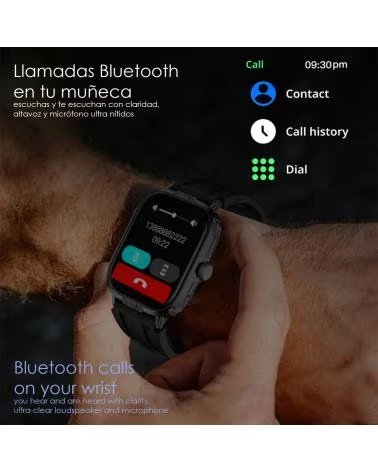 DAM SMARTWATCH M106 GRIS CLARO