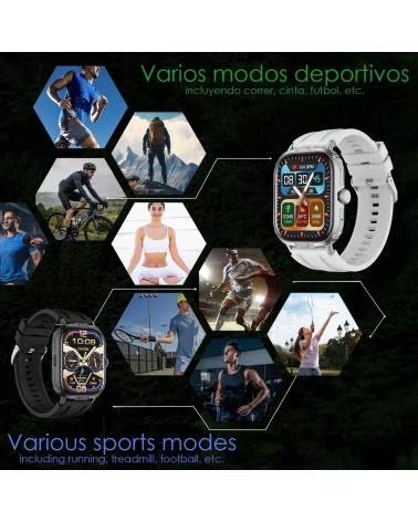 DAM SMARTWATCH M106 GRIS CLARO