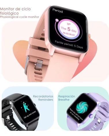 DAM SMARTWATCH QS56 VIOLETA
