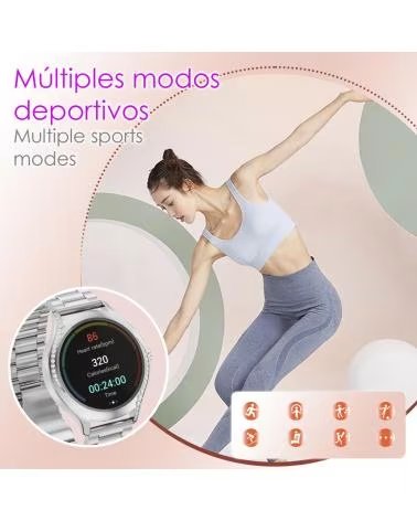 DAM SMARTWATCH T214 GRANATE