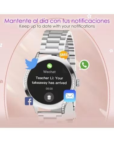 DAM SMARTWATCH T214 NEGRO