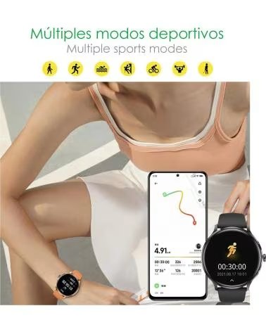 DAM SMARTWATCH QS80 NEGRO