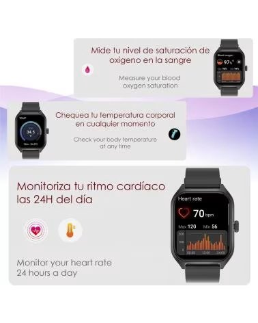 DAM SMARTWATCH QX5 NEGRO