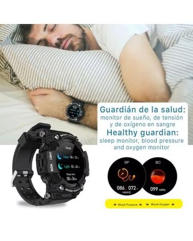 DAM SMARTWATCH T6 CAMUFLAJE VERDE