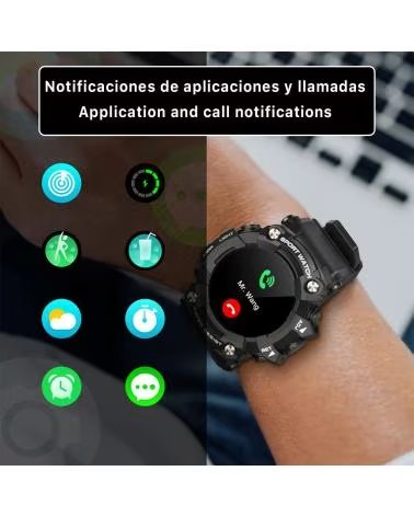 DAM SMARTWATCH T6 CAMUFLAJE VERDE