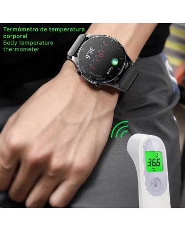 DAM SMARTWATCH P50 PULSERA DE ACTIVIDAD CON BOMBA DE AIRE Y PRESIÓN ARTERIAL REAL