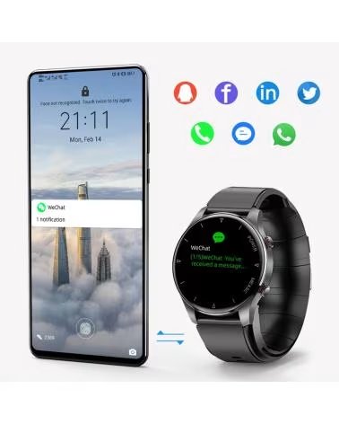DAM SMARTWATCH P50 PULSERA DE ACTIVIDAD CON BOMBA DE AIRE Y PRESIÓN ARTERIAL REAL