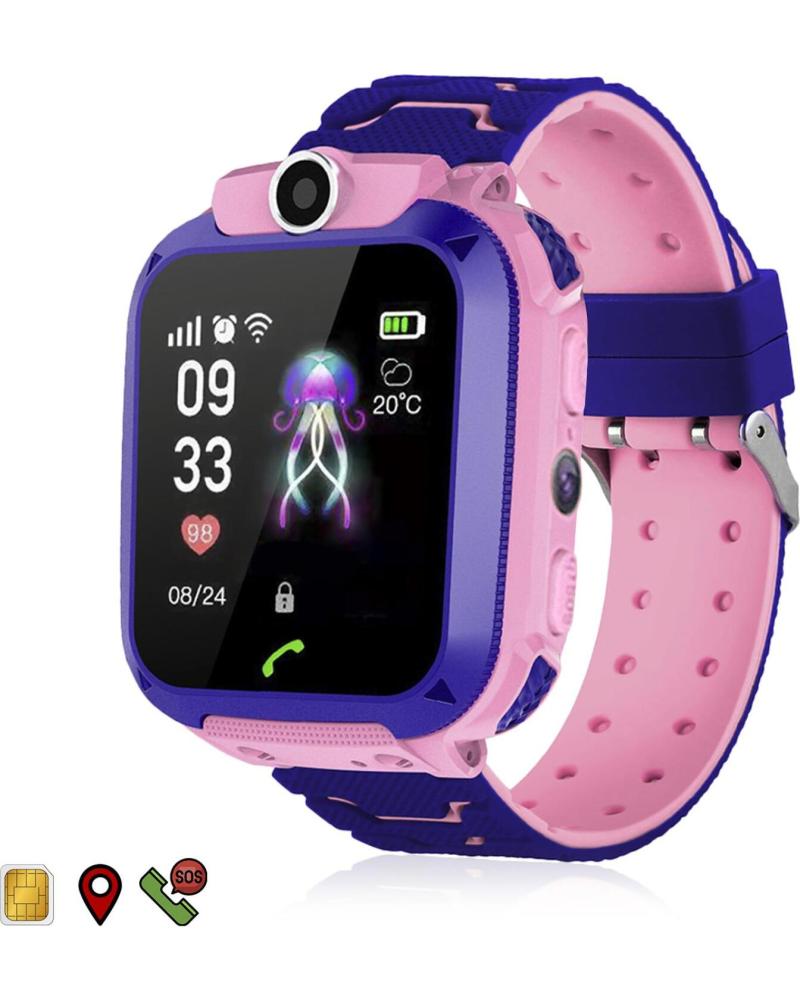 DAM SMARTWATCH INFANTIL Q12 CON GPS Y LLAMADAS ROSA