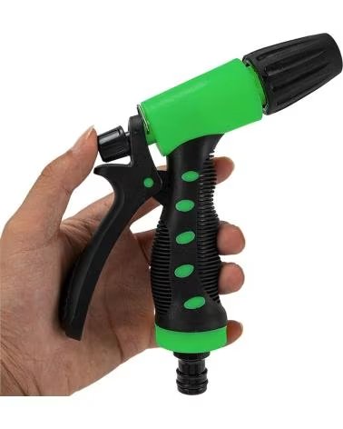DAM PISTOLA PULVERIZADORA CON 5 BOQUILLAS VERDE OSCURO