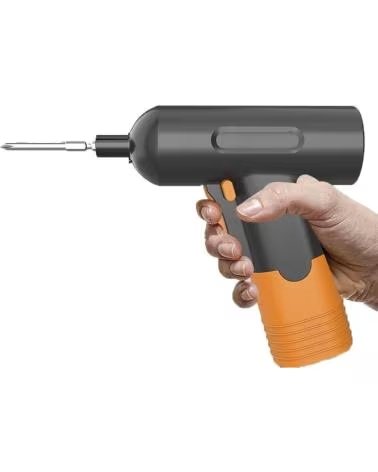 DAM DESTORNILLADOR ELECTRICO MINI TALADRO CON BATERIA JUEGO DE A NEGRO