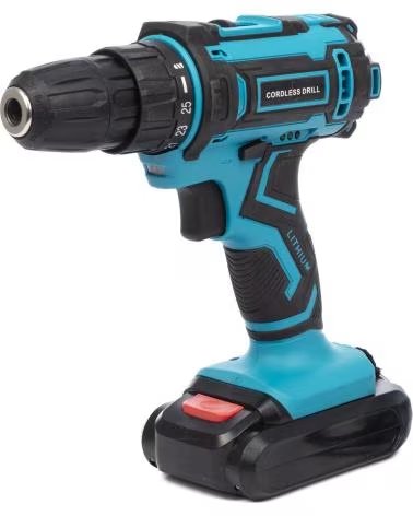 DAM TALADRO ELECTRICO INALAMBRICO 21V CON DOBLE VELOCIDAD 40NM M AZUL