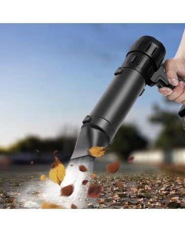 DAM SOPLADOR TURBO 21V CON 1050W 15000MAH Y 3 BOQUILLAS DIFERENT AZUL CLARO