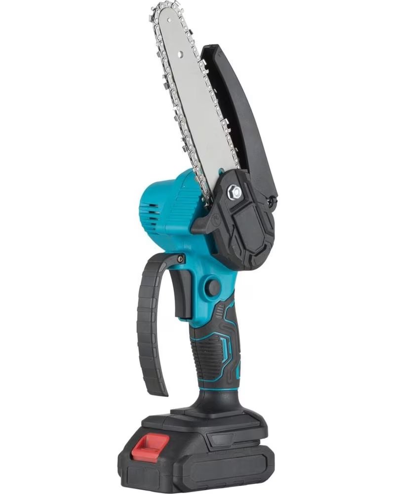 DAM MOTOSIERRA CON DEPOSITO DE ACEITE Y MOTOR SIN ESCOBILLAS 21V AZUL CLARO