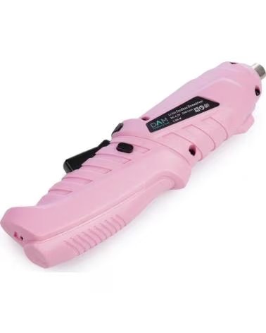 DAM DESTORNILLADOR ELECTRICO INALAMBRICO CON CAJA DE HERRAMIENTA ROSA