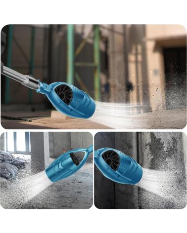 DAM SOPLADOR TURBO 21V CON MANGO EXTENSIBLE 800W AZUL CLARO