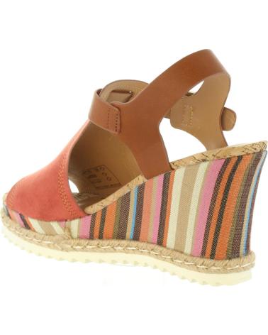 Zapatos de cuña de Mujer URBAN 391663-B6600 NATURAL
