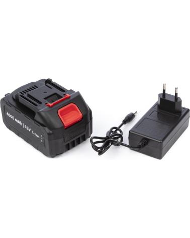 DAM CEPILLO DE LIMPIEZA ELÉCTRICO RECARGABLE CON 3 CABEZALES Y MANGO AJUSTABLE AZUL CLARO
