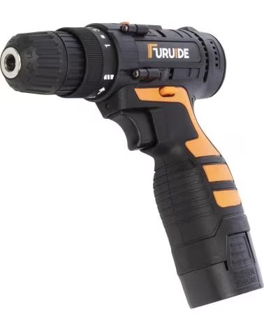 DAM JUEGO DE HERRAMIENTAS CON MALETIN TALADRO ELECTRICO DE DOBLE NARANJA