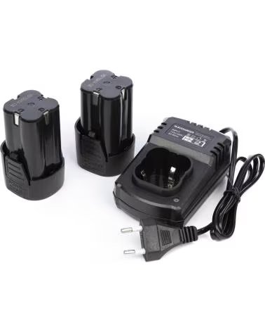DAM JUEGO DE HERRAMIENTAS CON MALETIN TALADRO ELECTRICO DE DOBLE NARANJA
