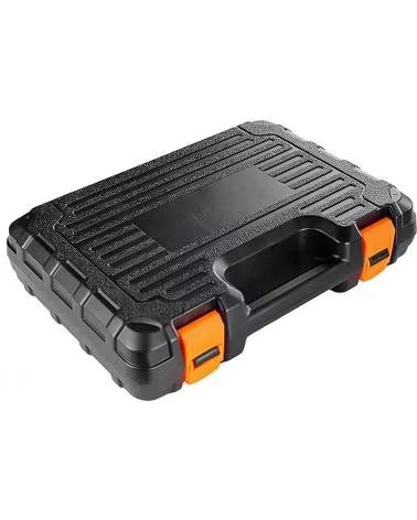 DAM JUEGO DE HERRAMIENTAS DOMESTICAS CON MALETIN DE TRANSPORTE Y NARANJA