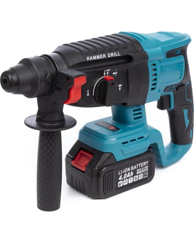 DAM MARTILLO PERFORADOR 21V CON MOTOR SIN ESCOBILLAS Y 2 BATERIA AZUL