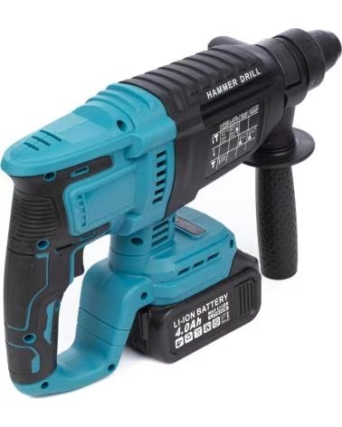 DAM MARTILLO PERFORADOR 21V CON MOTOR SIN ESCOBILLAS Y 2 BATERIA AZUL
