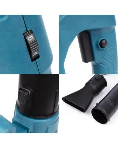 DAM SOPLADOR CON 22500RPM Y 2 BATERIAS DE 13000 MAH SALIDA DEL A AZUL