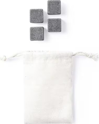 DAM SET CUBITOS REUTILIZABLE 4 PIEZAS FUNDA ALGODON GRIS OSCURO