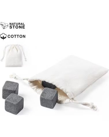 DAM SET CUBITOS REUTILIZABLE 4 PIEZAS FUNDA ALGODON GRIS OSCURO