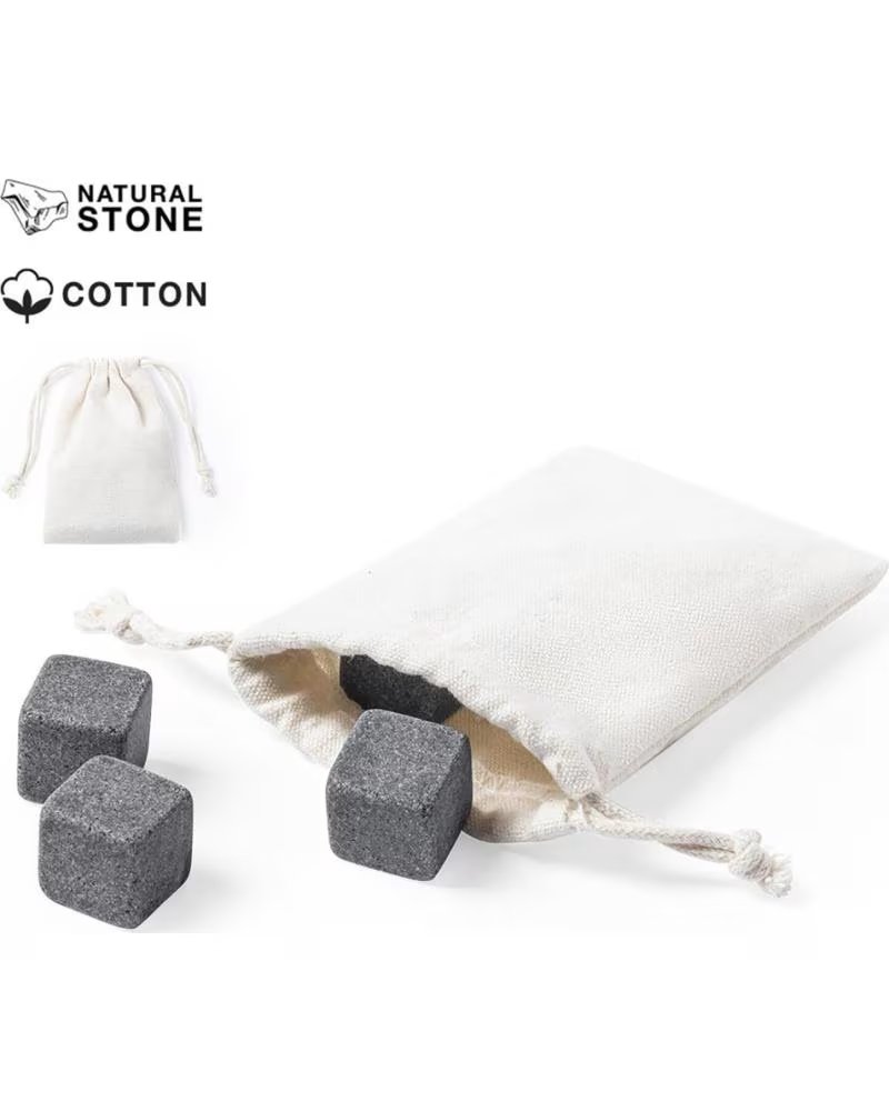 DAM SET CUBITOS REUTILIZABLE 4 PIEZAS FUNDA ALGODON GRIS OSCURO