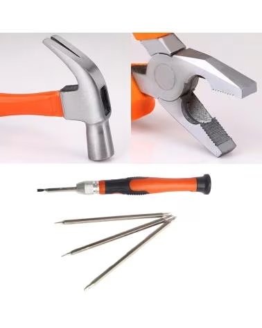 DAM JUEGO DE HERRAMIENTAS DE AUTO REPARACION CON MALETIN DE TRAN NARANJA