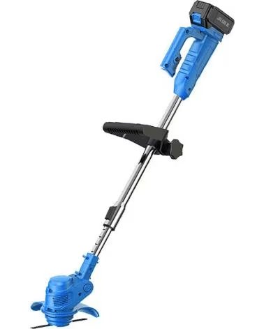 DAM DESBROZADORA ELECTRICA 21V CON BATERIA DE LITIO SIN ESCOBILL AZUL