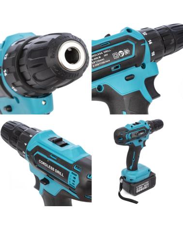 DAM SET DE 5 HERRAMIENTAS ELÉCTRICAS INALÁMBRICAS AZUL