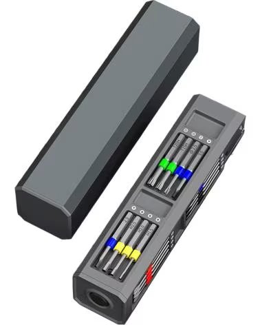 DAM JUEGO DE DESTORNILLADOR MULTIFUNCION 31 EN 1 CON CARCASA DE GRIS