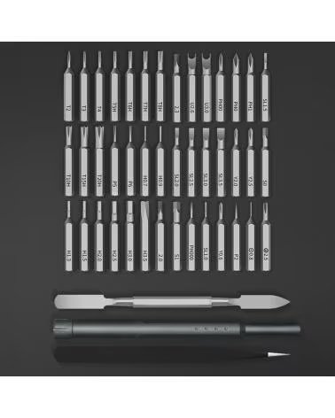 DAM JUEGO DE DESTORNILLADOR DE PRECISION 44 EN 1 CON ROSCA GIRAT GRIS
