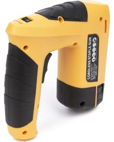 DAM PISTOLA GRAPADORA ELECTRICA SIN CABLE 4 2V 30 GRAPAS-MINUTO AMARILLO