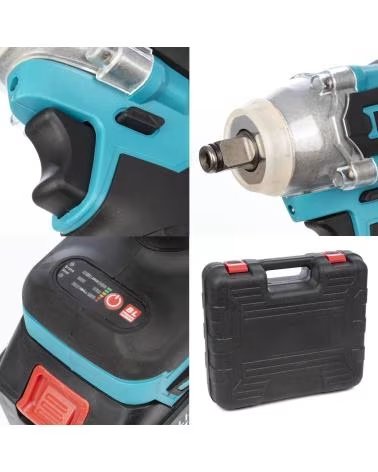 DAM LLAVE DE IMPACTO ELECTRICA INALAMBRICA 12V CON MOTOR SIN ESC AZUL