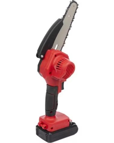 DAM MOTOSIERRA DE 6 PULGADAS CON 21V 20000 RPM 55W Y DOBLE BATER ROJO