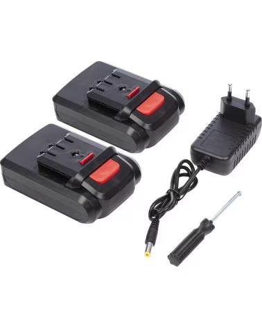 DAM MOTOSIERRA DE 6 PULGADAS CON 21V 20000 RPM 55W Y DOBLE BATER ROJO