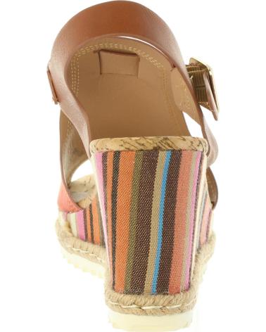 Zapatos de cuña de Mujer URBAN 391663-B6600 NATURAL