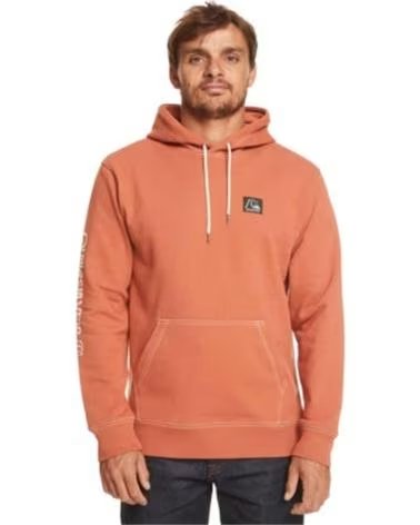 QUICKSILVER FELPA CON CAPPUCCIO QUIKSILVER EQYFT04794-CNS0 ARANCIONE NARANJA