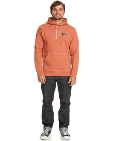 QUICKSILVER FELPA CON CAPPUCCIO QUIKSILVER EQYFT04794-CNS0 ARANCIONE NARANJA