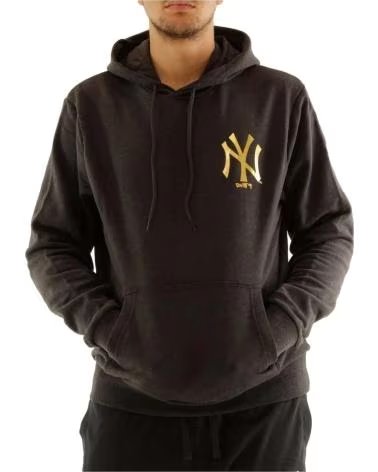 NEW ERA FELPA CON CAPPUCCIO YANKEES NEGRO