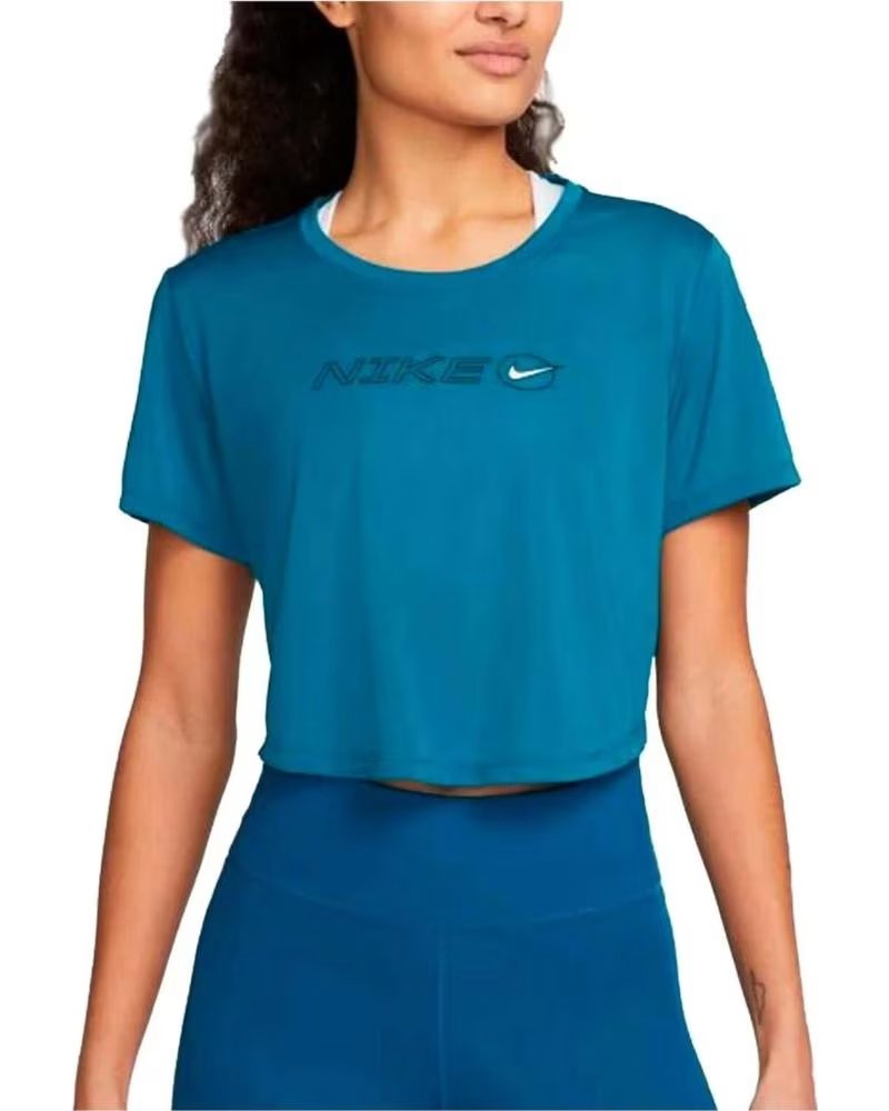 NIKE CAMISETA DE MANGA CORTA DM7391404 PARA MUJER AZUL