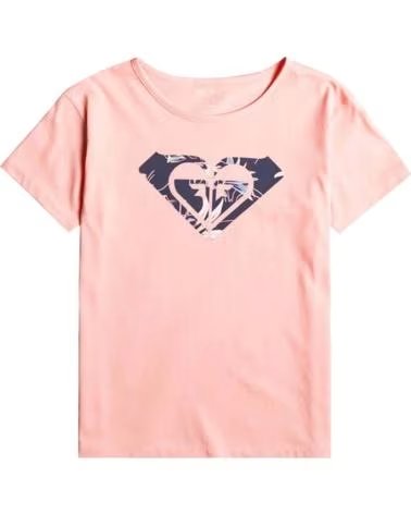 ROXY T-SHIRT A MANICHE CORTE ERGZT03903MEN0 PER BAMBINE ROSA