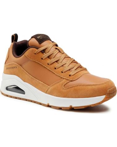 SKECHERS UNO STACRE 52468 WSK MARROM AMARILLO